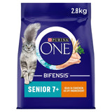 Purina One Senior 7+ Chicken cat food 2.8kg, imported from the UK