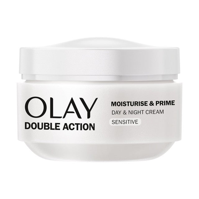 Olay double action sensitive day moisturiser cream, imported from the UK