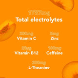 Zooki Electrolytes+ peach flavour supplement - British product