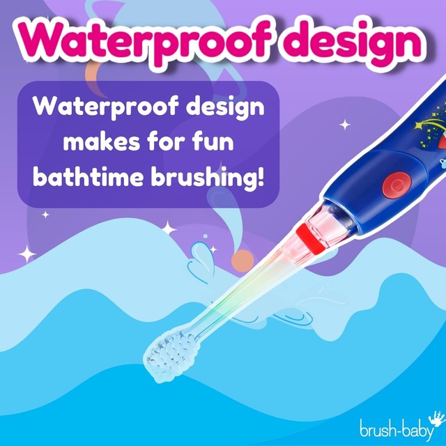 Brush-Baby KidzSonic Rocket electric toothbrush for kids - British product