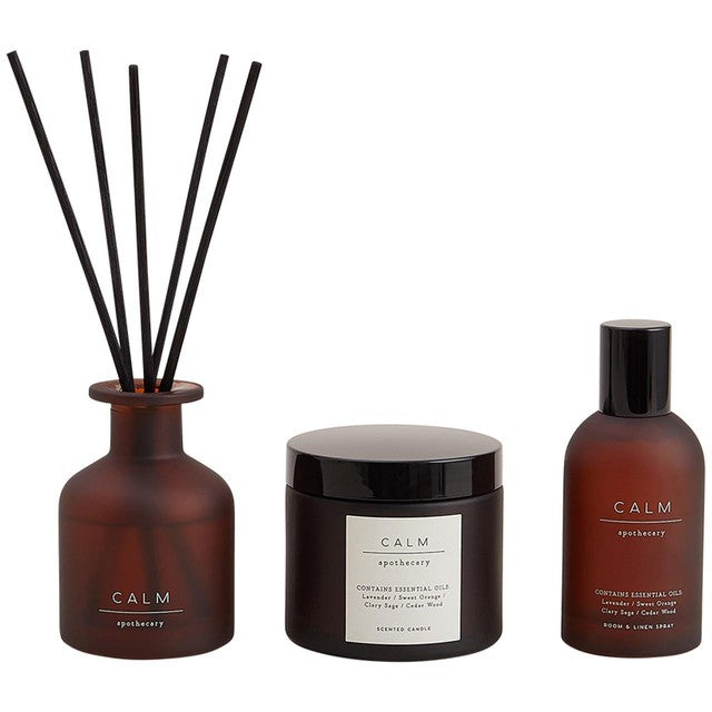M&S Apothecary Calm Scenting Set Amber gift set, imported from the UK