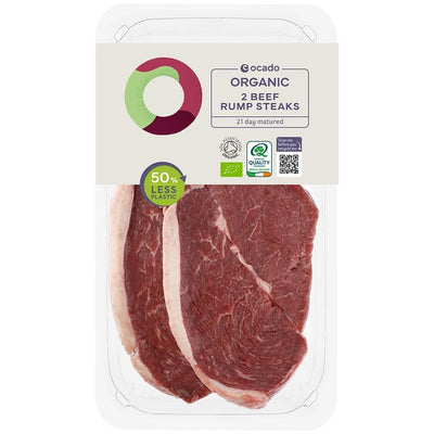 Ocado Bio 2 Rinder-Rumpsteaks 400g