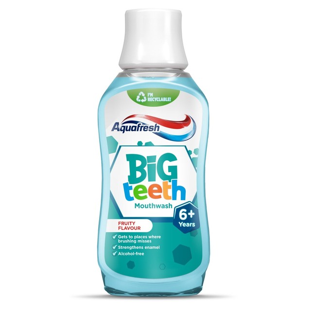 Aquafresh kids mouthwash fruit flavour 300ml - British product