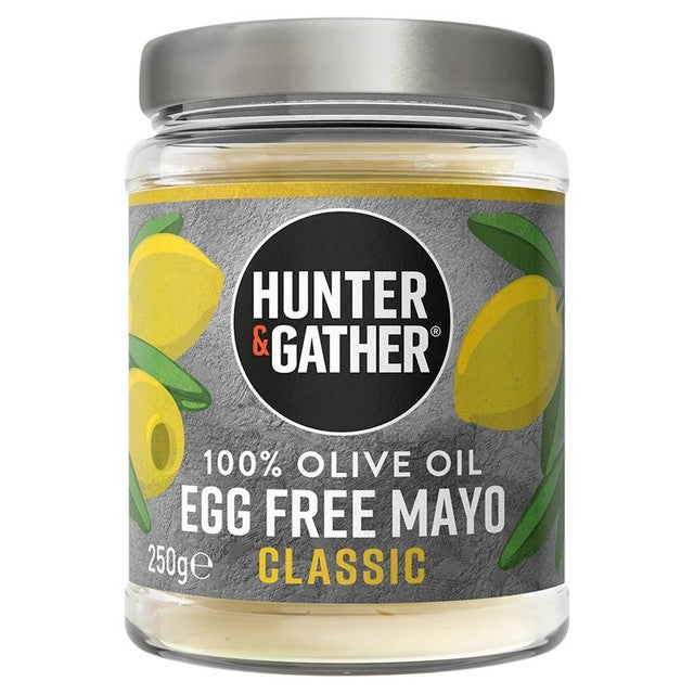 Hunter & Gather egg free olive oil mayonnaise 250g, UK version