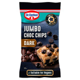 Dr. Oetker jumbo dark chocolate chips 125g - British product