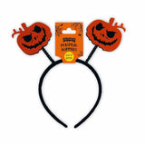 EUROWRAP glow in the dark pumpkin stickers 6-pack, imported from the UK