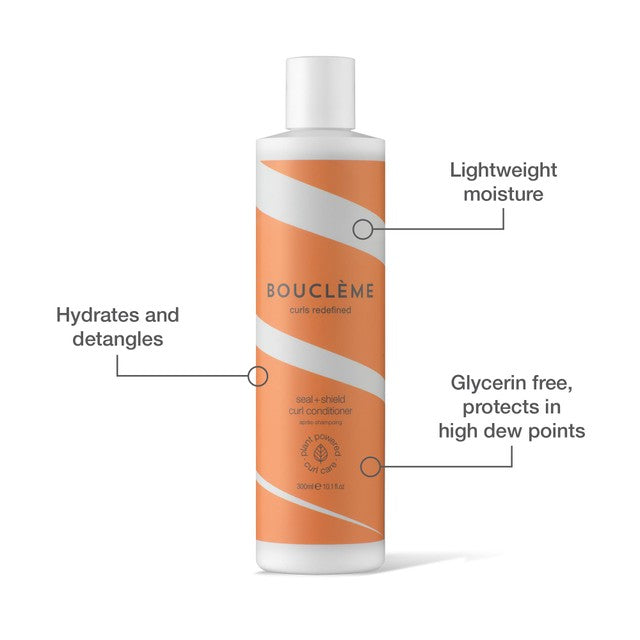 Boucleme Seal + Shield Vegan Conditioner 300ml (British brand)