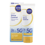 Nivea face sun cream SPF 50 shine control (British brand)