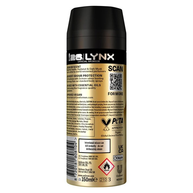 Lynx Marshmallow Smoke deodorant - British product
