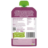 Kiddylicious apple and prune baby food pouch 100g, UK version