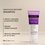 John Frieda Frizz Ease Miraculous Recovery shampoo, imported from the UK