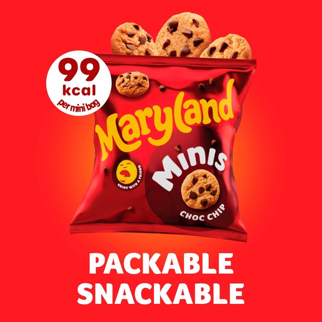 Maryland chocolate chip minis cookies 118.8g pack, imported from the UK