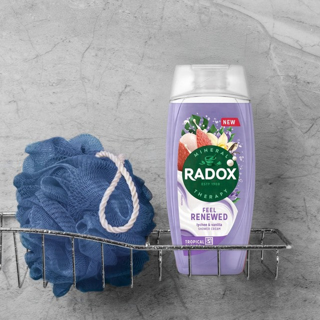 Radox Feel Renewed shower gel, UK version