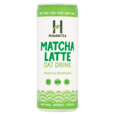 M&S HumaniTea Cold Brew Matcha Latte Oat Drink 250ml- Buy online at McGrocer
