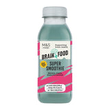 M&S Brain Food Super Smoothie Banana Guava Coconut 350ml, imported from the UK