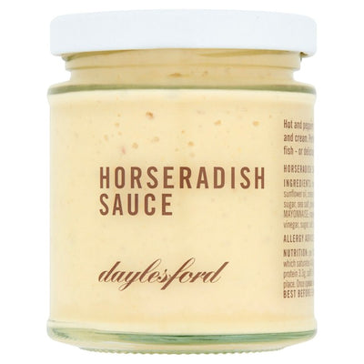 M&S Daylesford Organic Horseradish Sauce Hot Sauce 170g- Buy online at McGrocer