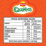 Quavers Red Leicester Käse-Chips, 6er-Packung, importiert aus Großbritannien