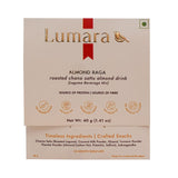 Lumara Almond Raga roasted chana sattu almond drink powder 40g, UK version