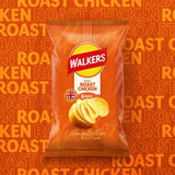 Walkers Roast Chicken crisps 6 bags (British brand)
