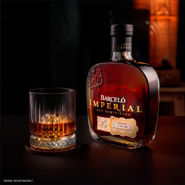 Barcelo Imperial dark rum bottle 70cl - British product