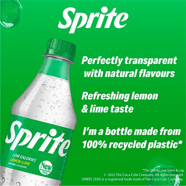 Sprite soft drink lemon-lime, UK version