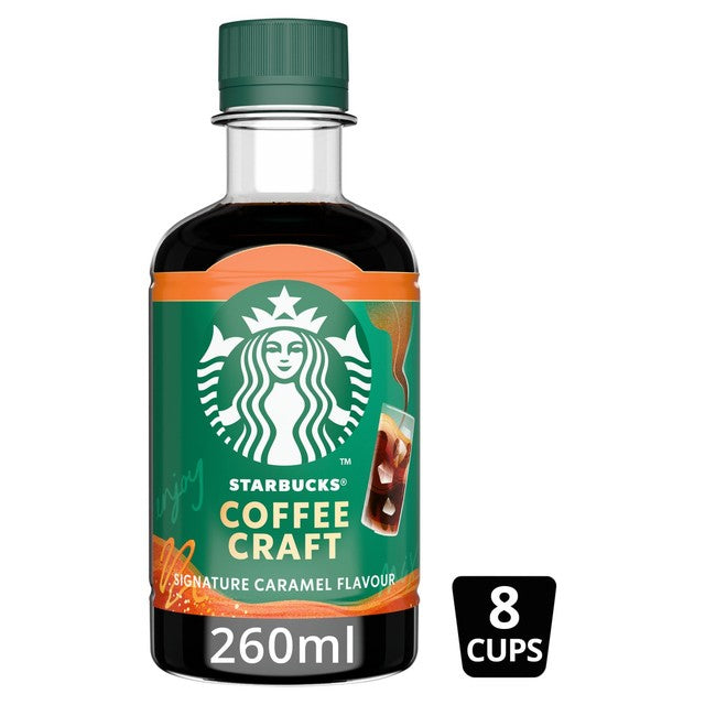 Starbucks Signature Caramel Iced Coffee Concentrate 8 servings - British product