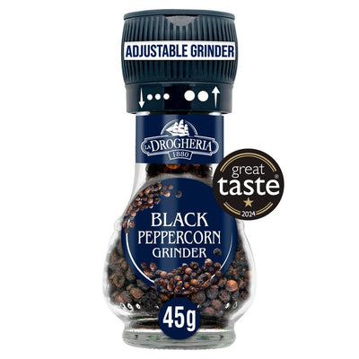 La Drogheria Schwarze Pfeffermühle verstellbar 45g