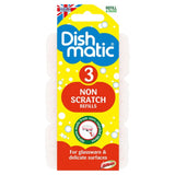 Dishmatic non-scratch sponge refills 3 pack - British product