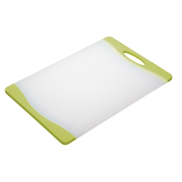 Colourworks plastic chopping board Green 35 x 24cm - British product