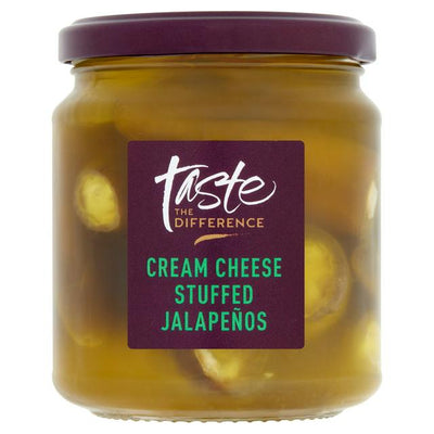 Sainsburys Piments Jalapeños Farcis au Cream Cheese Goût de la Différence 270g 140g