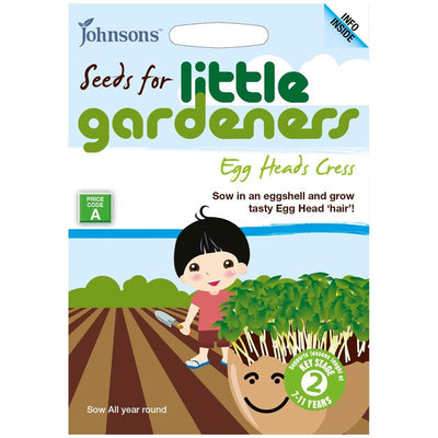 Mr Fothergills Johnsons Little Gardeners Egg Heads Kressesamen 3000 Samen