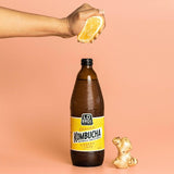 Lo Bros Ginger & Lemon Kombucha 750ml, UK version