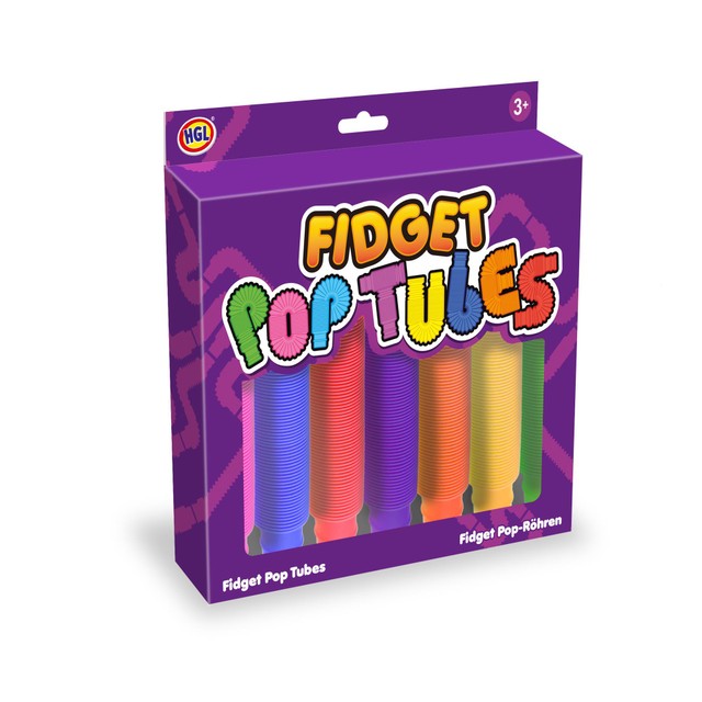 One For Fun fidget pop tube set 8 pack - British product
