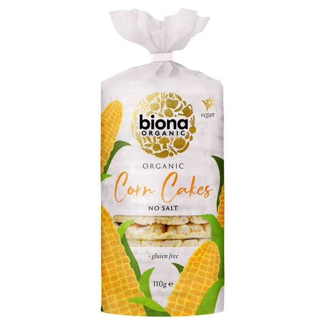 Biona corn cakes no salt 110g - British product