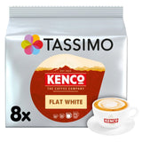 Tassimo Flat White coffee pods 8 pack (British brand)