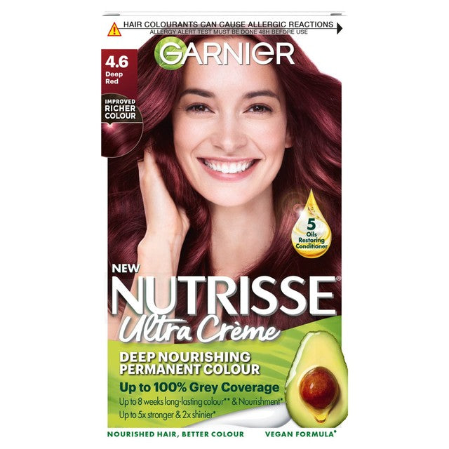 Garnier hair dye 4.6 Morello Cherry Deep Red, UK version
