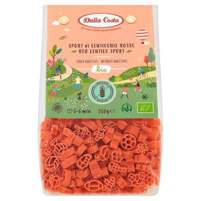 M&S Della Costa Gluten Free Organic Red Lentil Sport Pasta 250g- Buy online at McGrocer