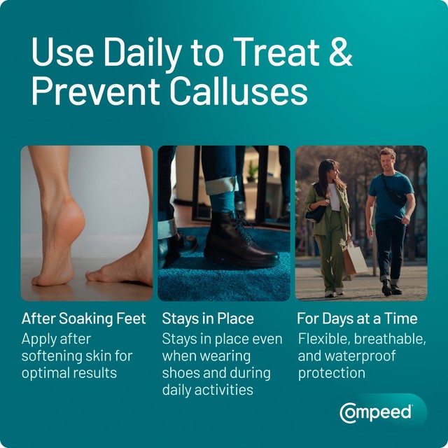 Compeed callus plasters 6 pack - British product