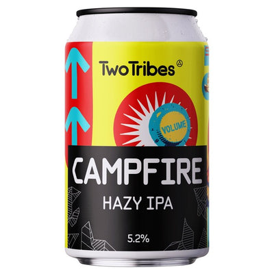 M&S Two Tribes Campfire Hazy IPA Bier 330ml- Online bei McGrocer kaufen