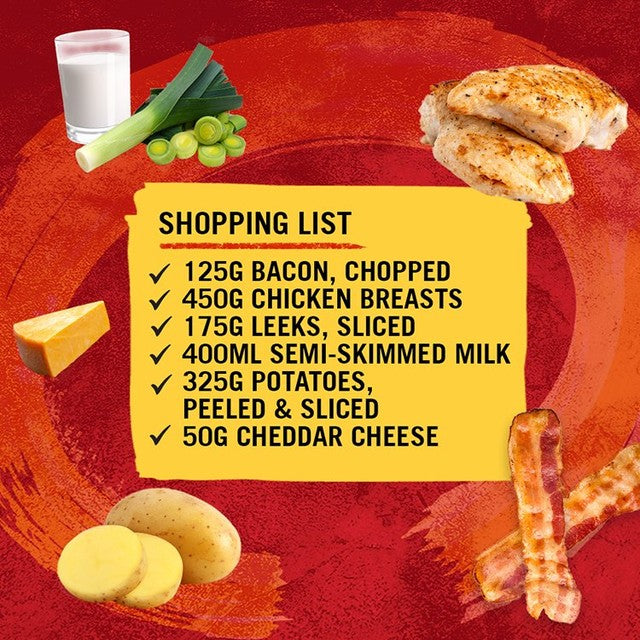 Schwartz Chicken Bacon & Potato Pie recipe mix 35g (British brand)