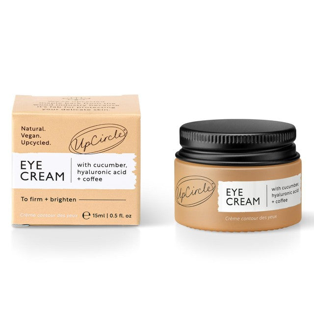 UpCircle eye cream with cucumber, hyaluronic acid and coffee 15ml (British brand)