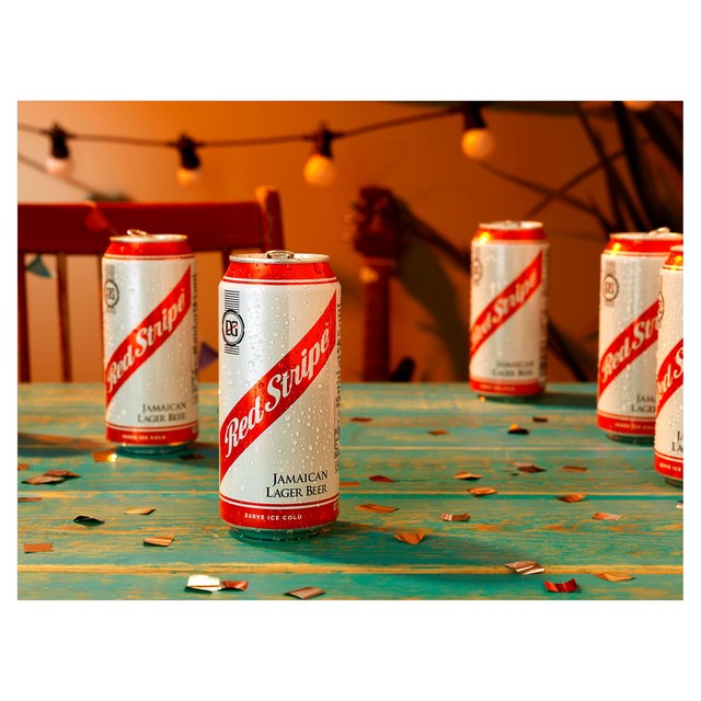 Red Stripe Jamaican Lager Beer 4x440ml, imported from the UK