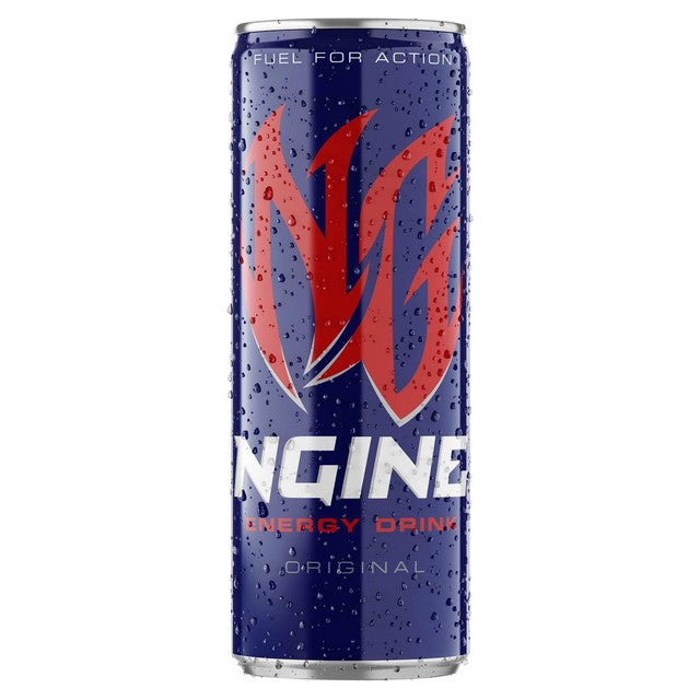 Ngine energy drink Blue can - British product