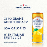 San Pellegrino Zero Lemon carbonated beverage 6 x 330ml (British brand)