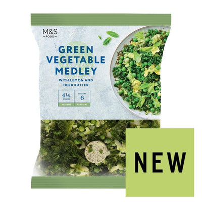 M&S Grüne Gemüsemischung Tiefkühlgemüse 650g