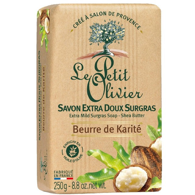 Le Petit Olivier extra mild Shea Butter soap 250g, UK version