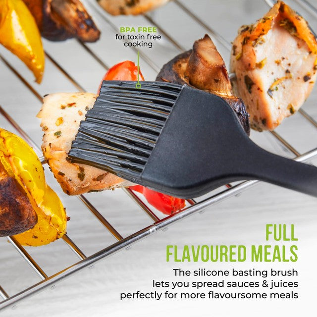Tower air fryer accessories set with stainless steel skewers and racks (British brand)