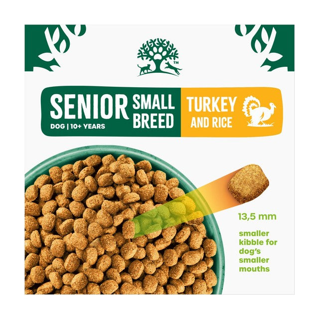 James Wellbeloved small breed senior dry dog food turkey rice - British product