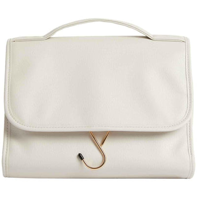 M&S M&S Women's Hanging Wash Bag Light Cream Hanging Toiletry Bag- Buy online at McGrocer