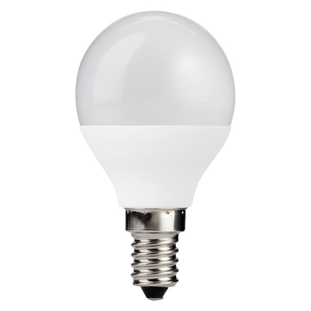 TCP LED Mini Globe 470L E14 5.5W Daylight bulb, imported from the UK